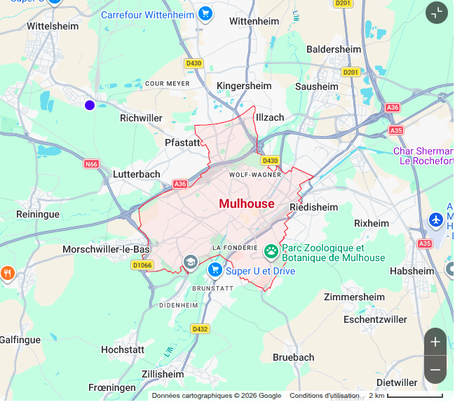 Localisation Parc Expo