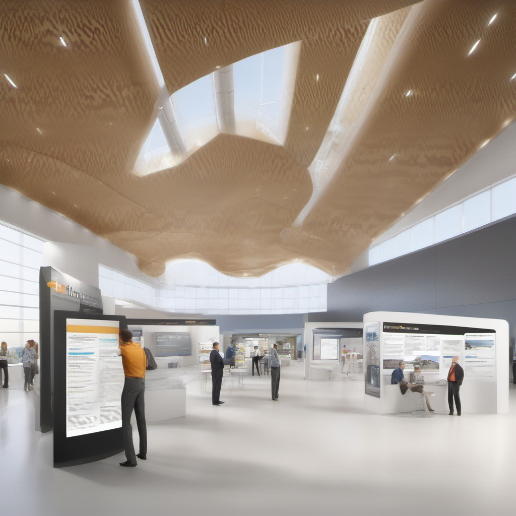 Espace d'exposition moderne