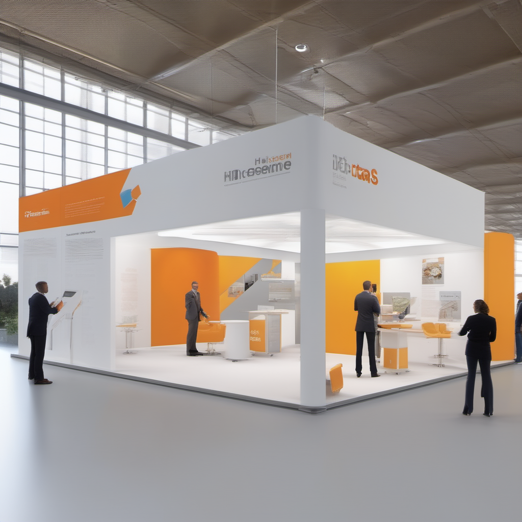 Intérieur d'un hall d'exposition